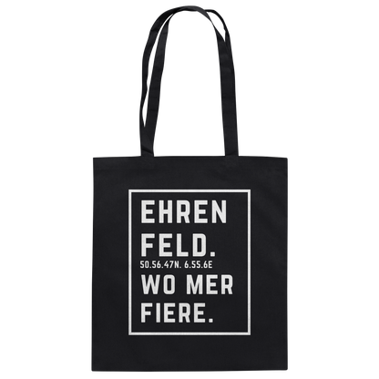 Ehrenfeld Fiere Druck - Baumwolltasche