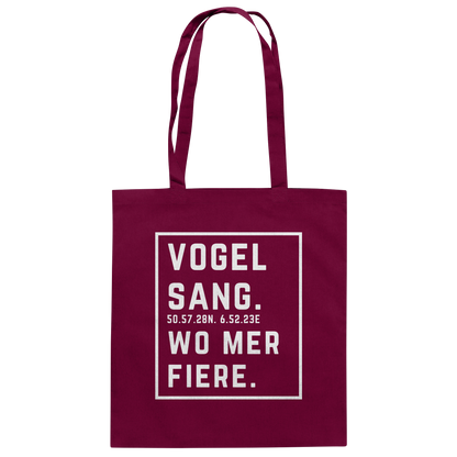 Vogelsang Fiere Druck - Baumwolltasche