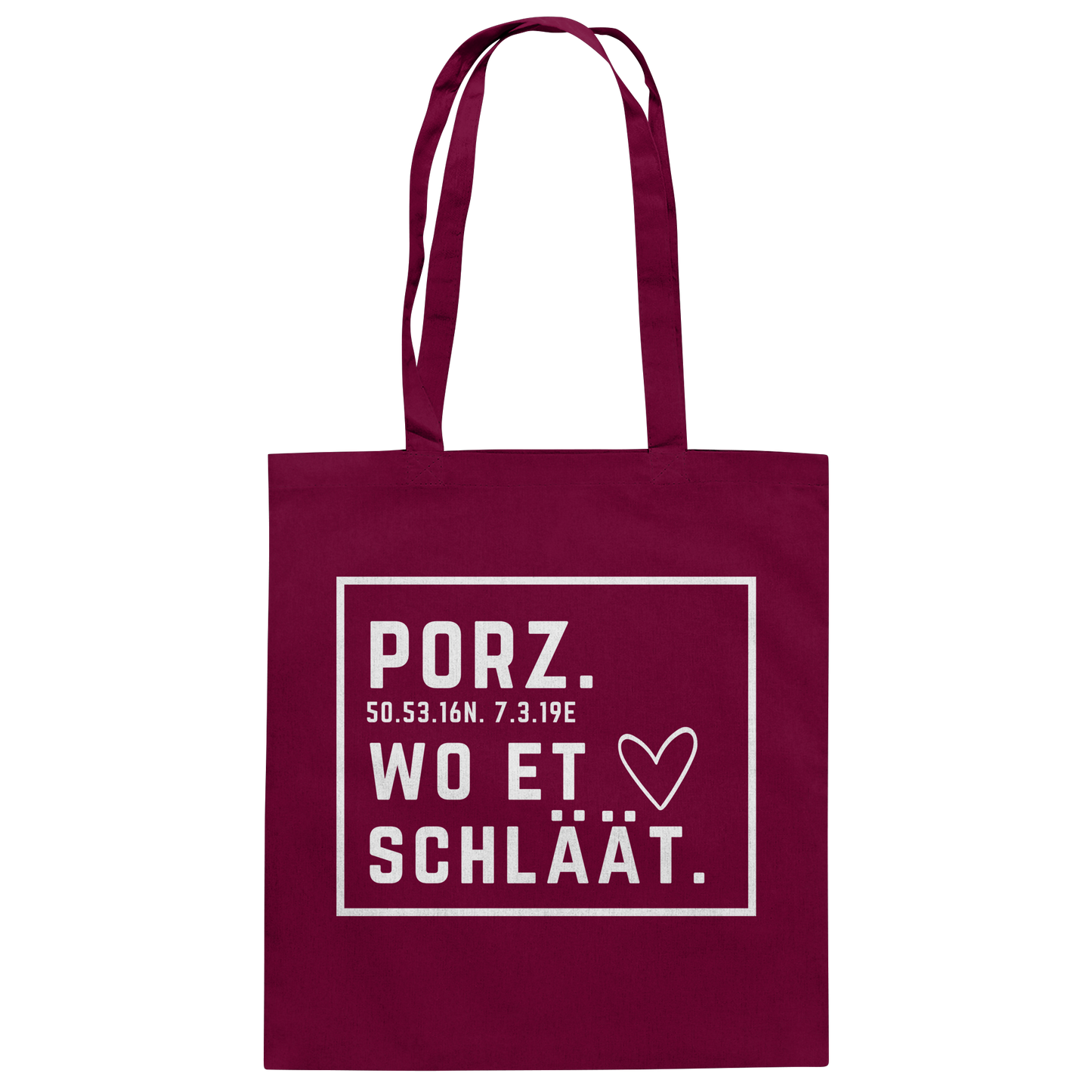 Porz Hätz Druck - Baumwolltasche