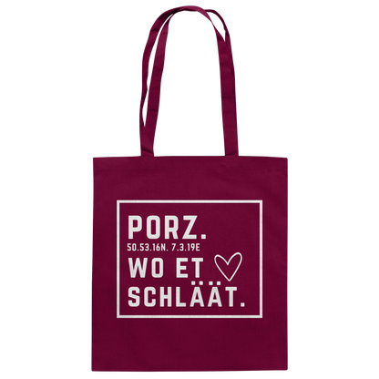 Porz Hätz Druck - Baumwolltasche