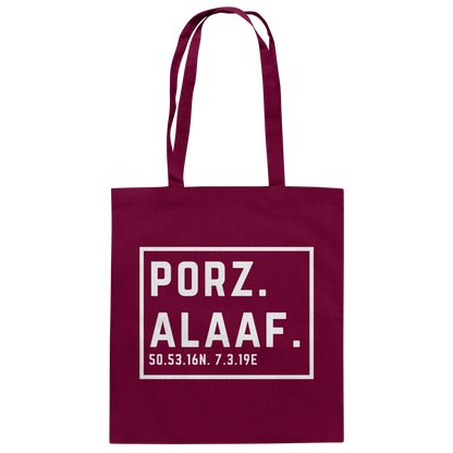 Porz Alaaf Druck - Baumwolltasche