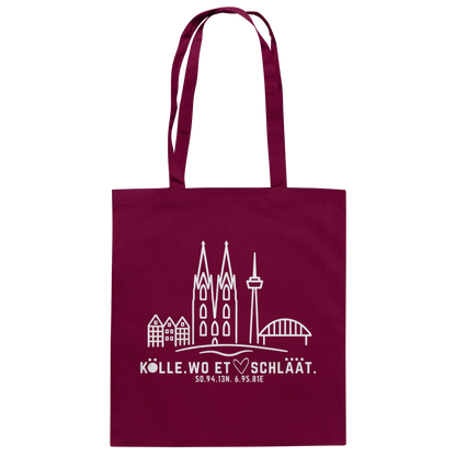 Skyline Hätz Druck  - Baumwolltasche