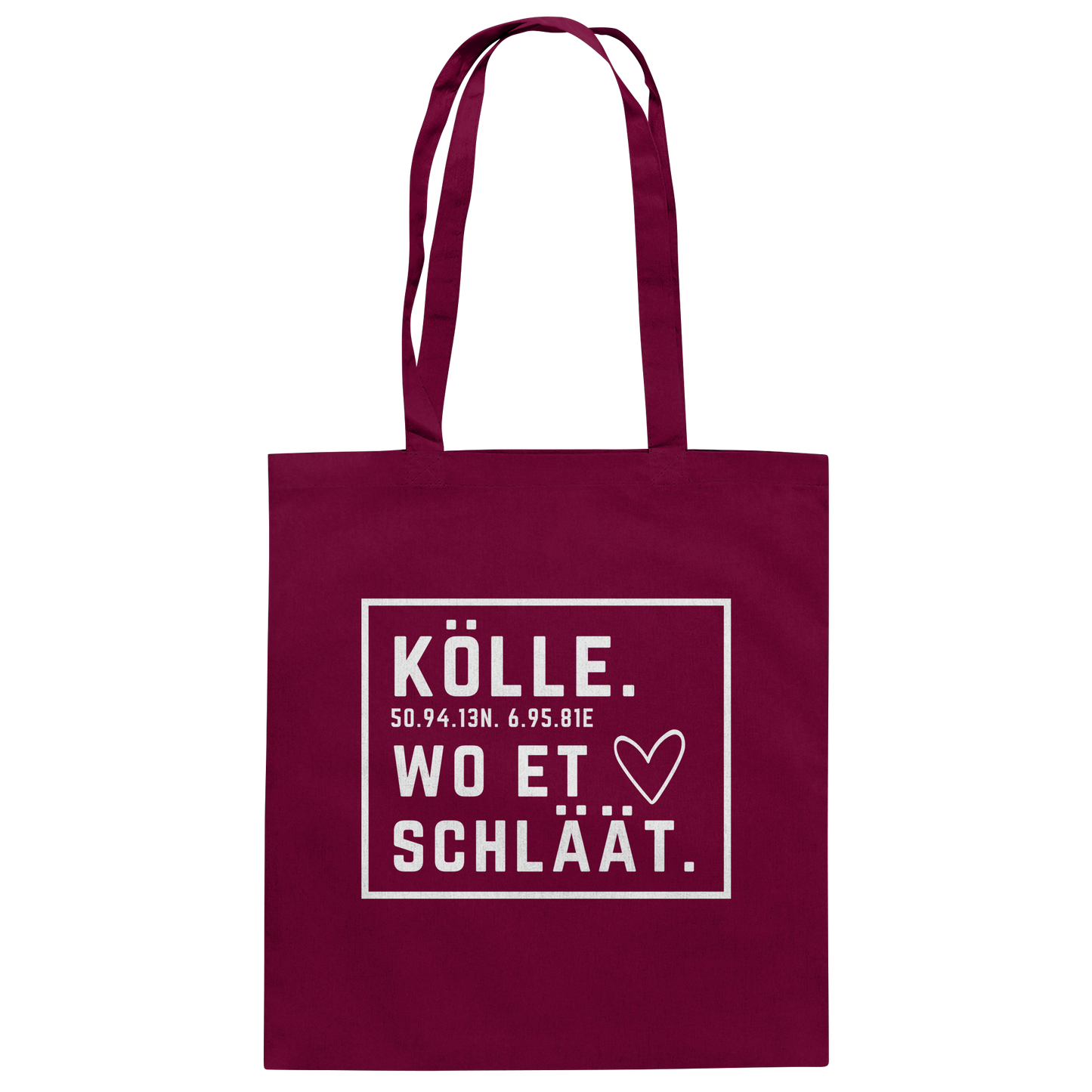 Kölle Hätz Druck - Baumwolltasche