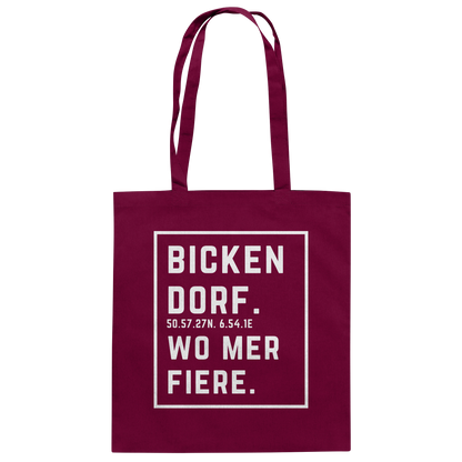 Bickendorf Fiere Druck - Baumwolltasche