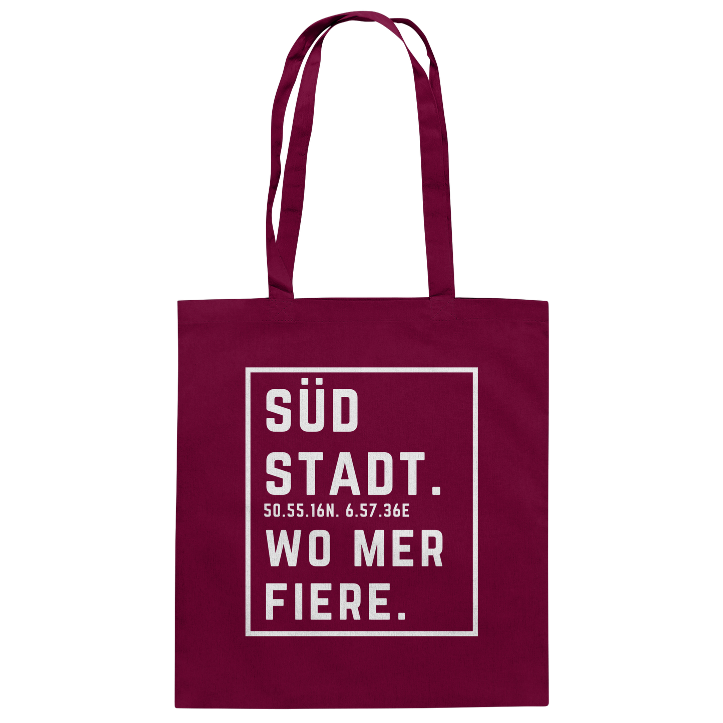 Südstadt Fiere Druck - Baumwolltasche
