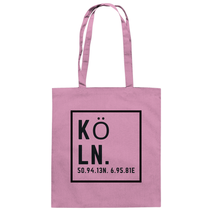 Köln Koordinaten (Druck) - Accessoires - Baumwolltasche
