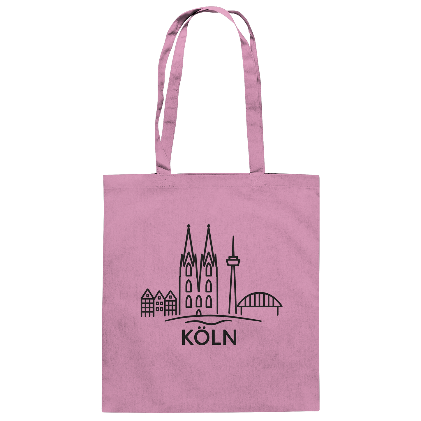 Köln Skyline (Druck) - Accessoires - Baumwolltasche