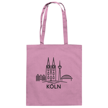 Köln Skyline (Druck) - Accessoires - Baumwolltasche
