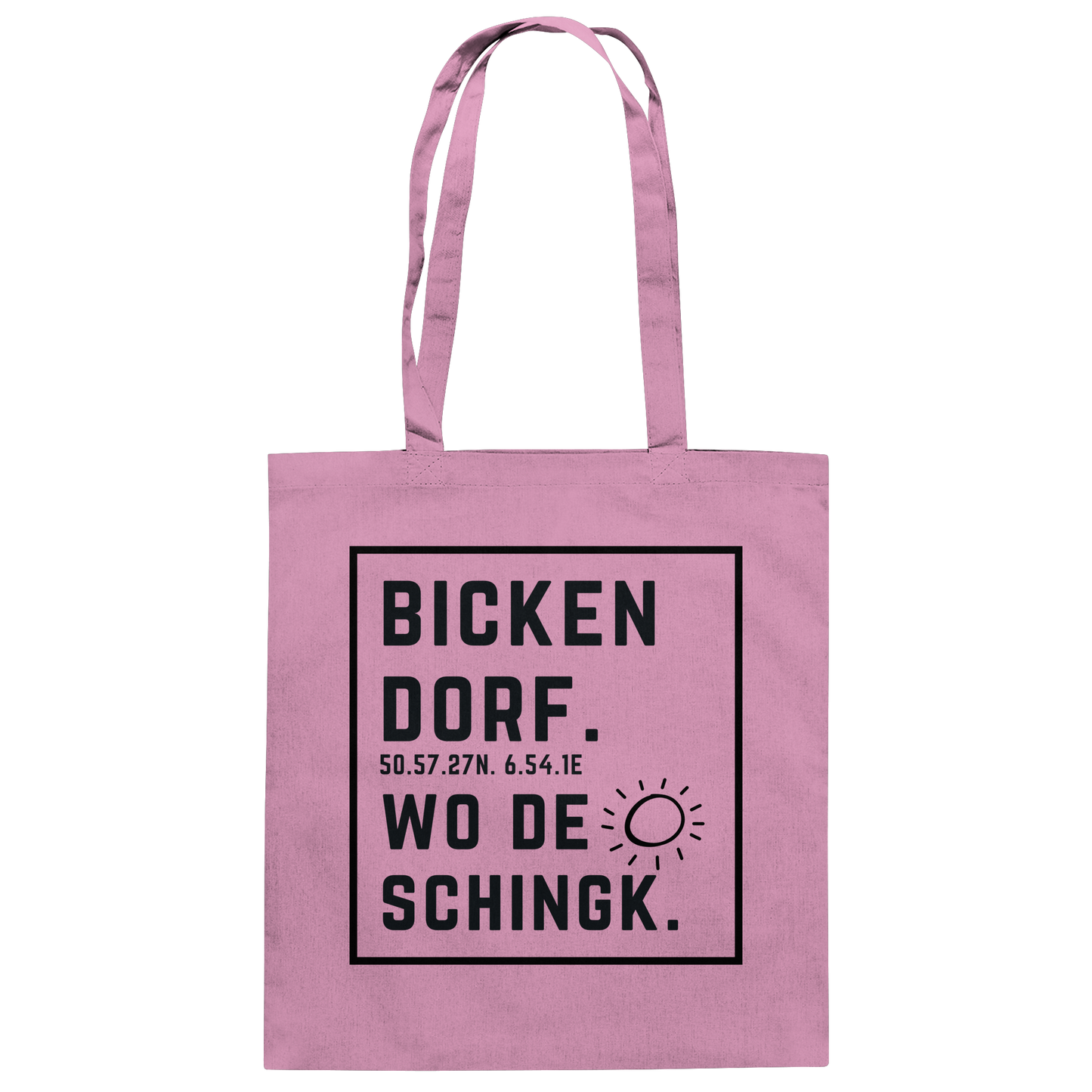 Wo de Sonn schingk - Bickendorf Druck - Accessoires - Baumwolltasche