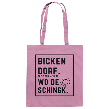 Wo de Sonn schingk - Bickendorf Druck - Accessoires - Baumwolltasche