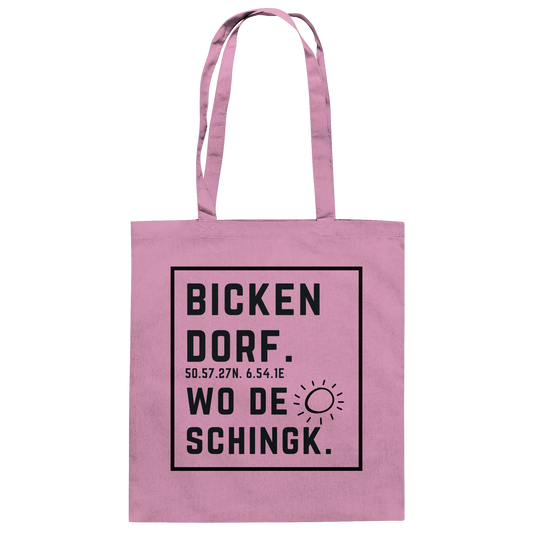 Wo de Sonn schingk - Bickendorf Druck - Accessoires - Baumwolltasche