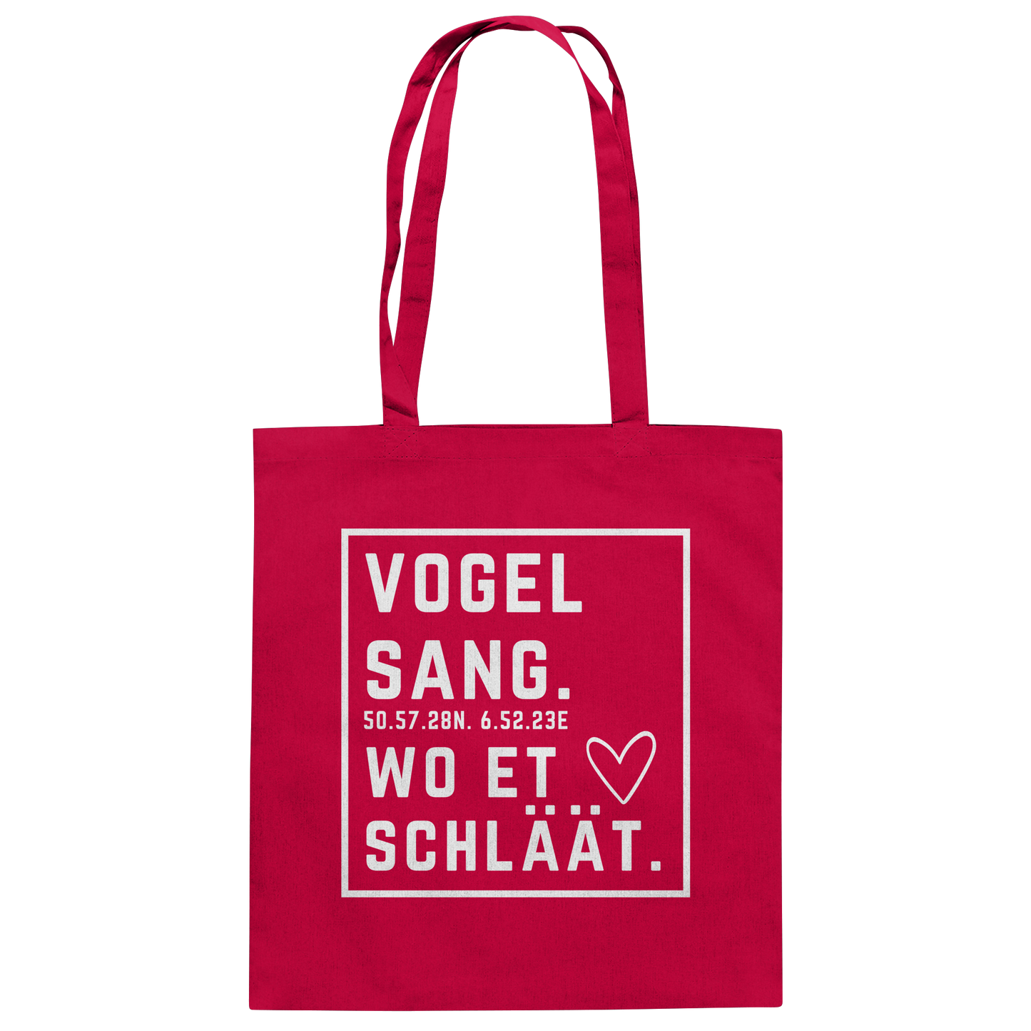 Vogelsang Hätz Druck - Baumwolltasche