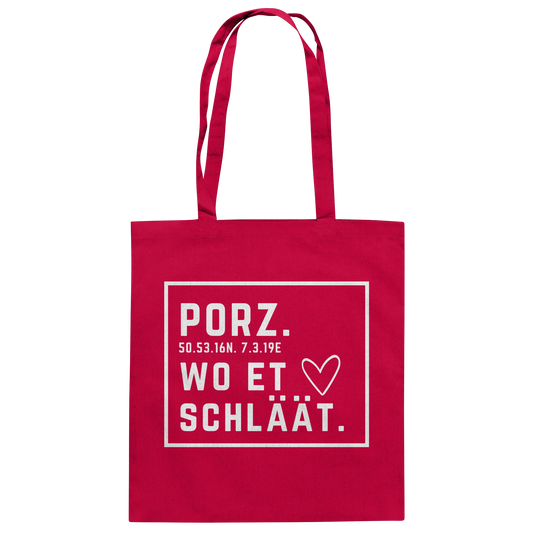 Porz Hätz Druck - Baumwolltasche