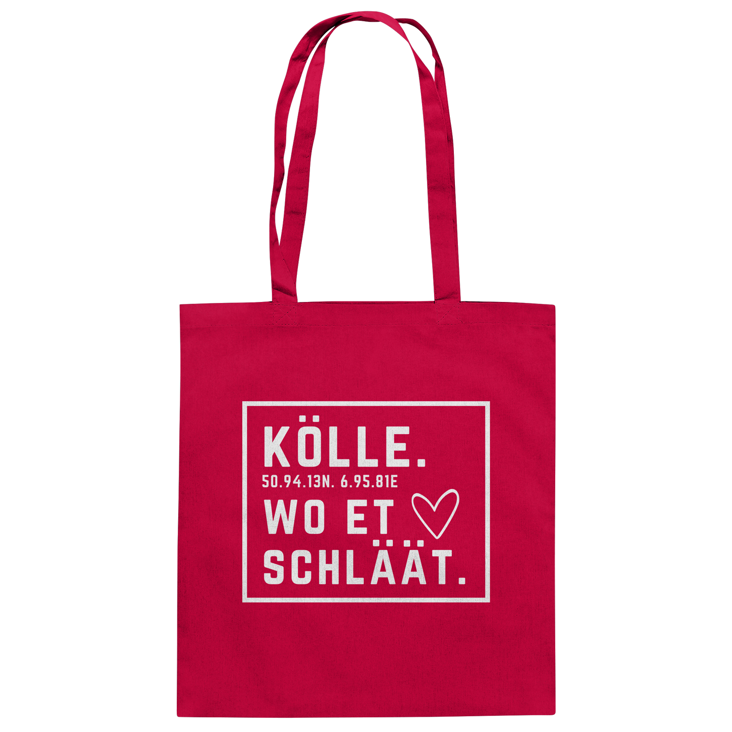 Kölle Hätz Druck - Baumwolltasche