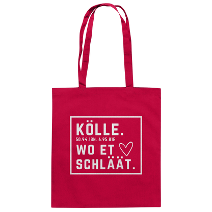 Kölle Hätz Druck - Baumwolltasche