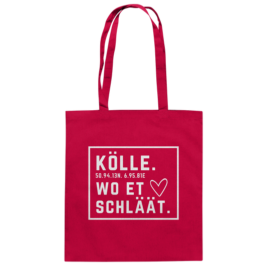 Kölle Hätz Druck - Baumwolltasche