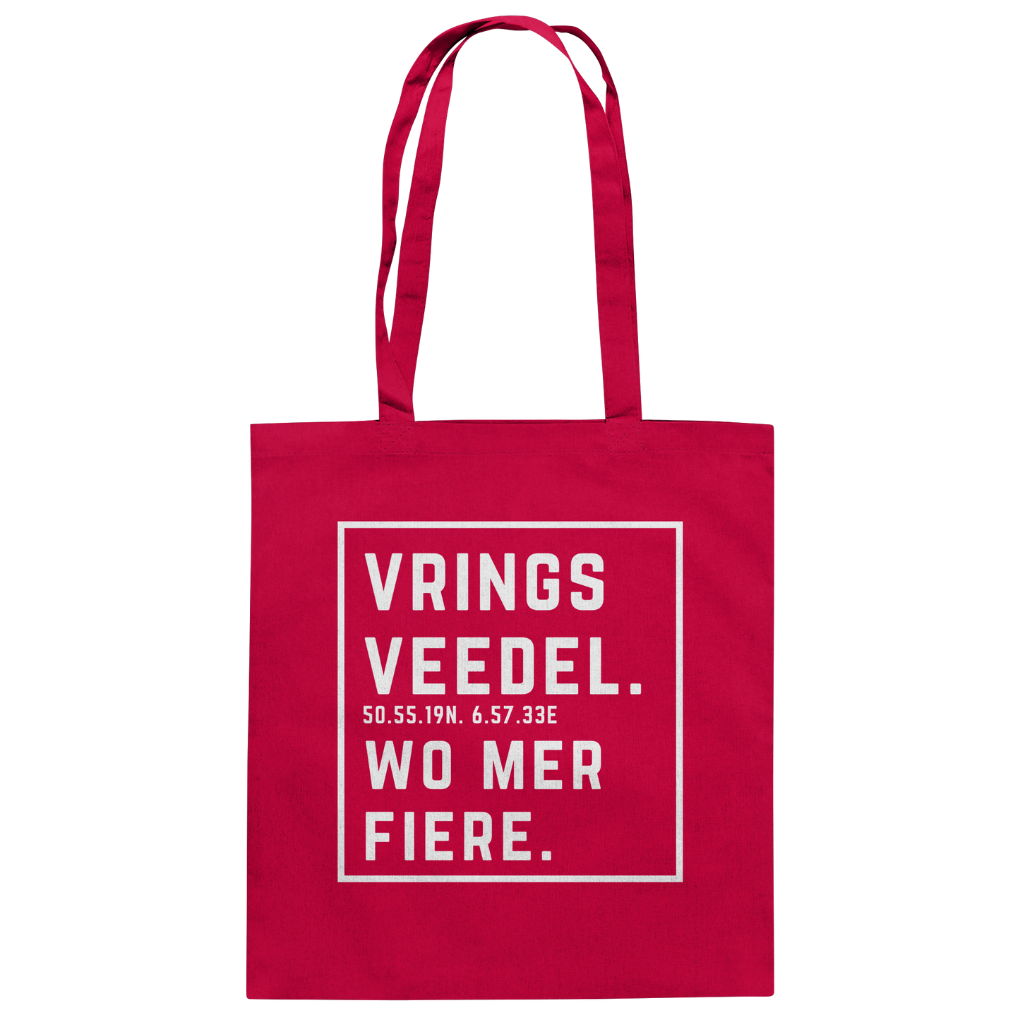 Vringsveedel Fiere Druck - Baumwolltasche