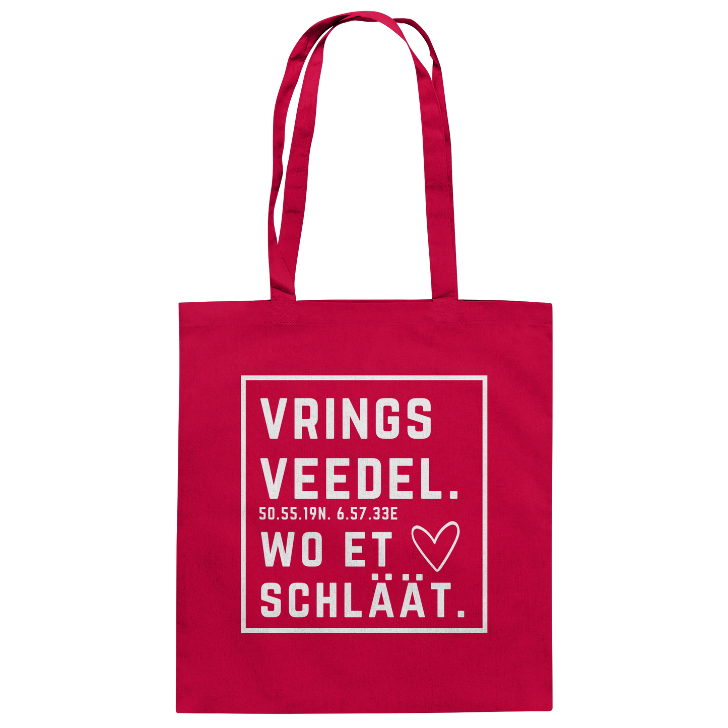 Vringsveedel Hätz Druck - Baumwolltasche