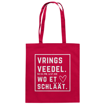 Vringsveedel Hätz Druck - Baumwolltasche