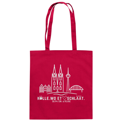 Skyline Hätz Druck  - Baumwolltasche