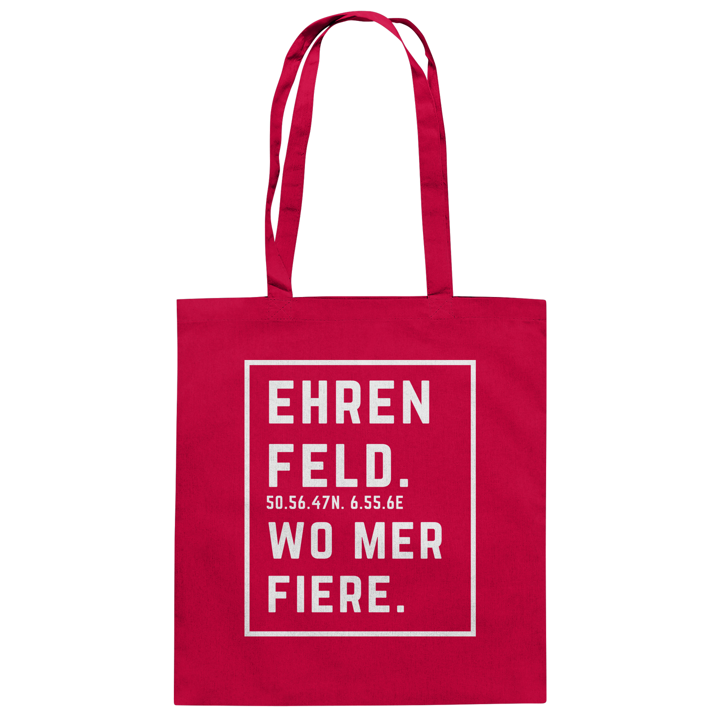 Ehrenfeld Fiere Druck - Baumwolltasche