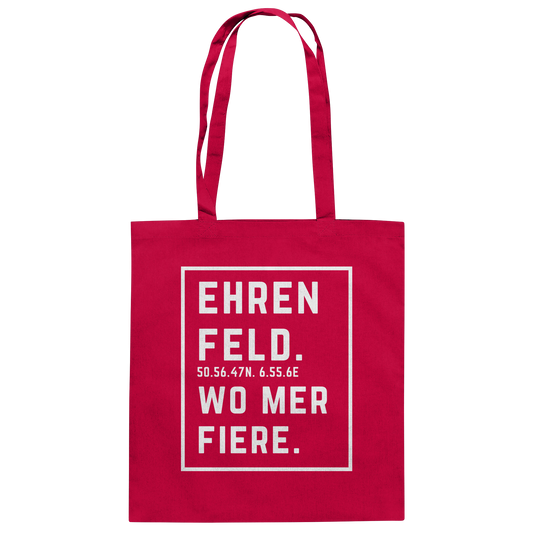 Ehrenfeld Fiere Druck - Baumwolltasche