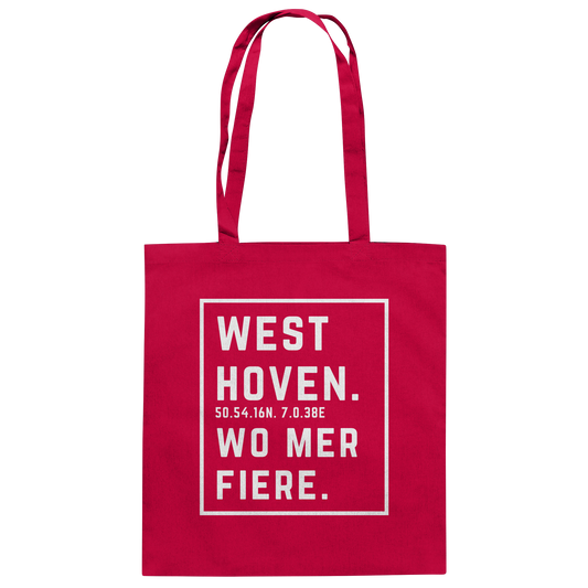 Westhoven Fiere Druck - Baumwolltasche