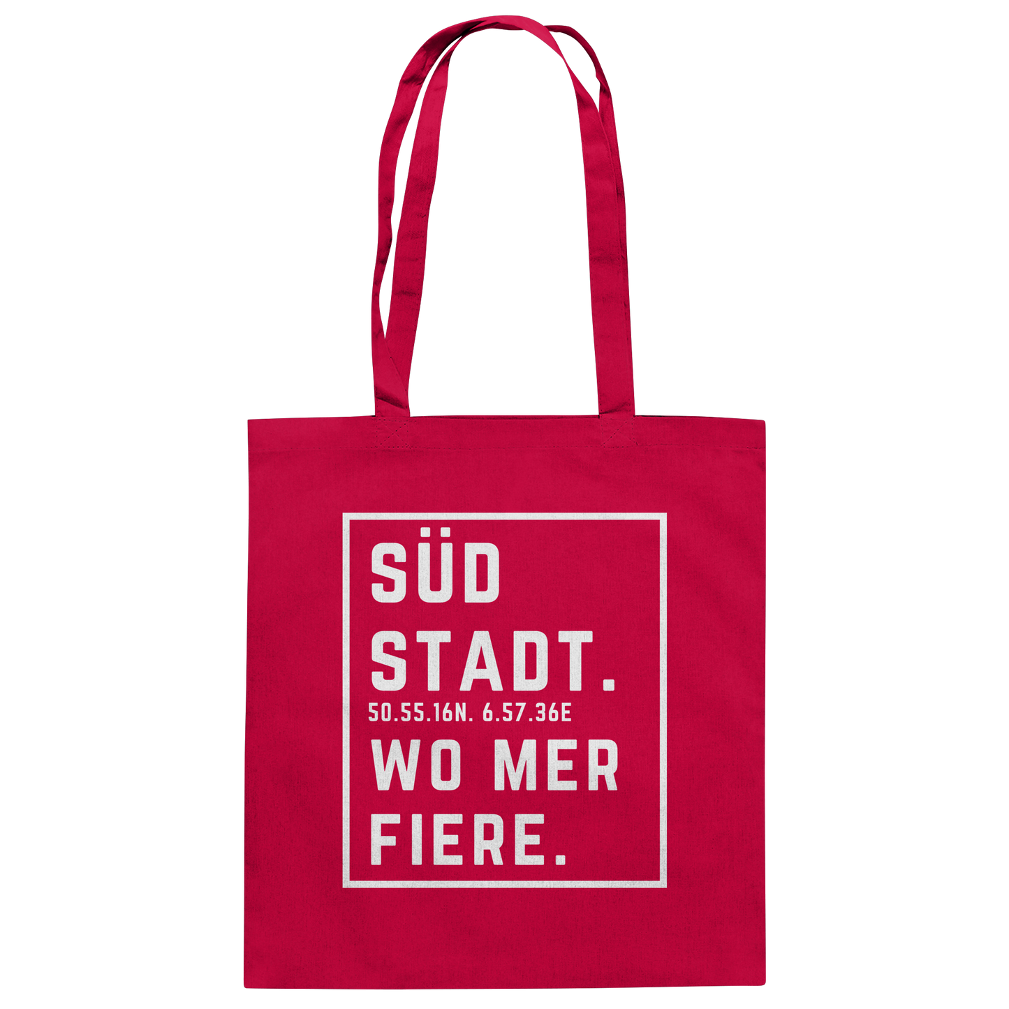 Südstadt Fiere Druck - Baumwolltasche