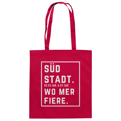Südstadt Fiere Druck - Baumwolltasche