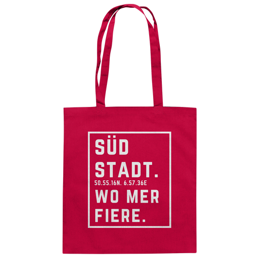 Südstadt Fiere Druck - Baumwolltasche