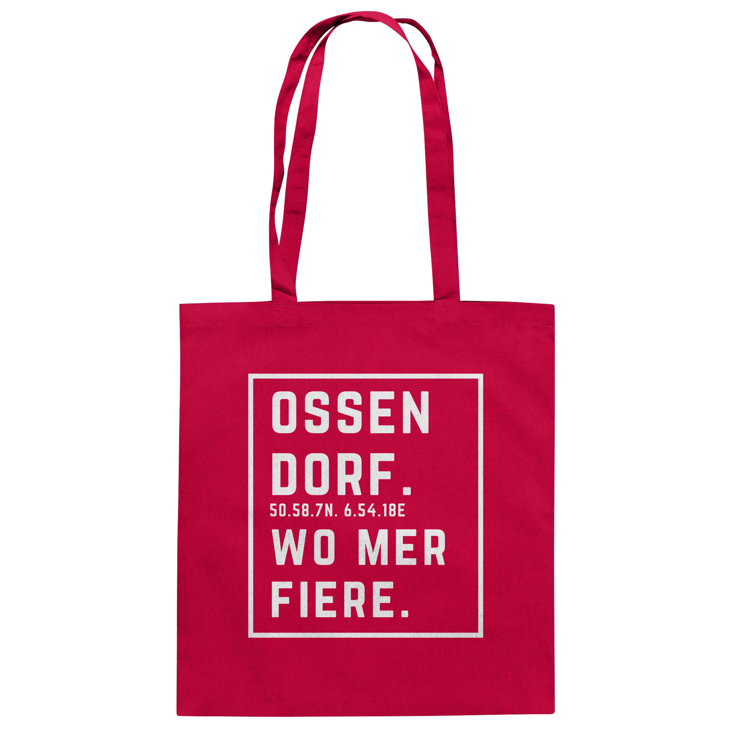 Ossendorf Fiere Druck - Baumwolltasche