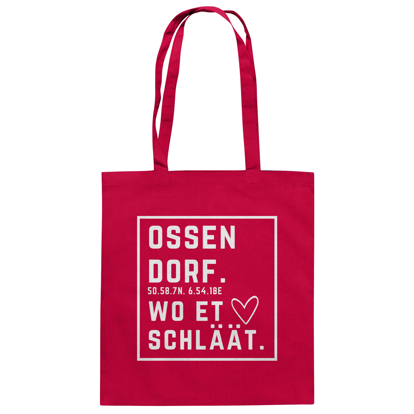 Ossendorf Hätz Druck - Baumwolltasche