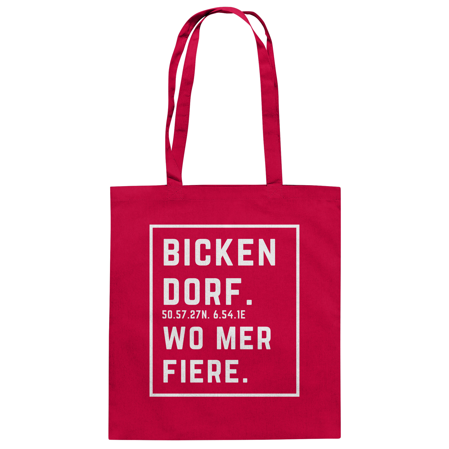 Bickendorf Fiere Druck - Baumwolltasche