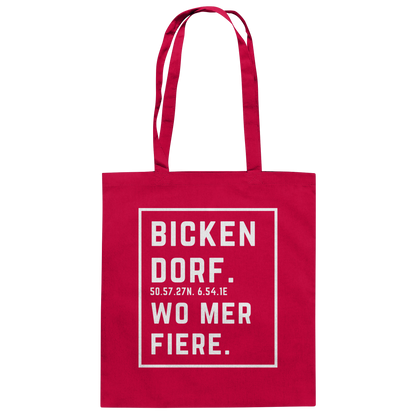 Bickendorf Fiere Druck - Baumwolltasche