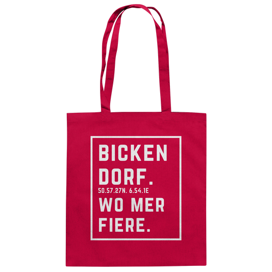 Bickendorf Fiere Druck - Baumwolltasche