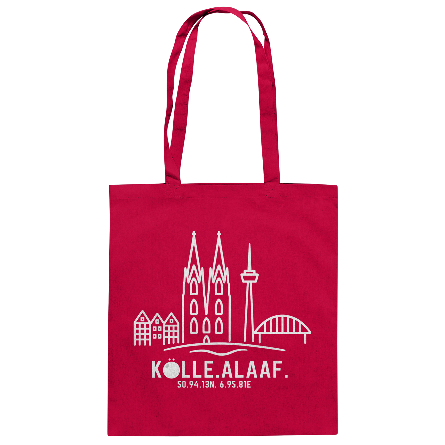 Skyline Alaaf Druck - Baumwolltasche