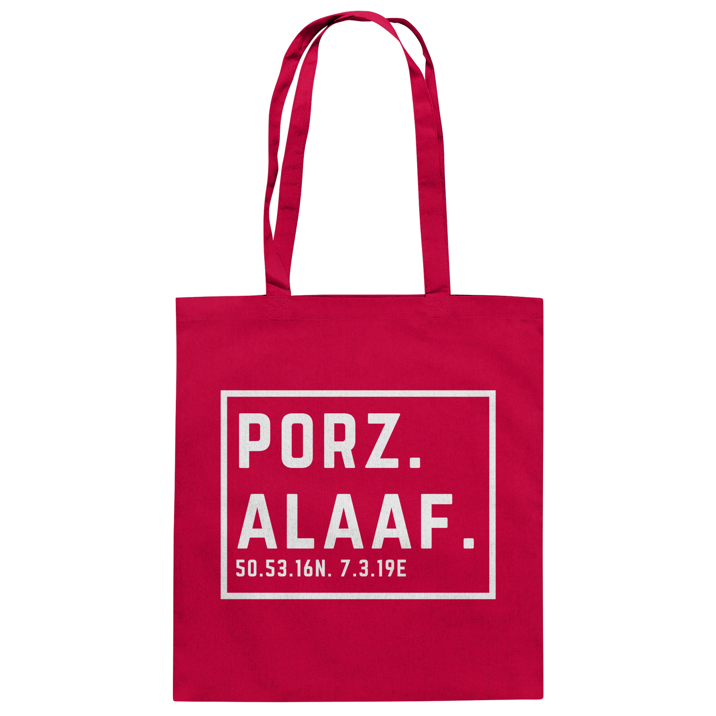 Porz Alaaf Druck - Baumwolltasche