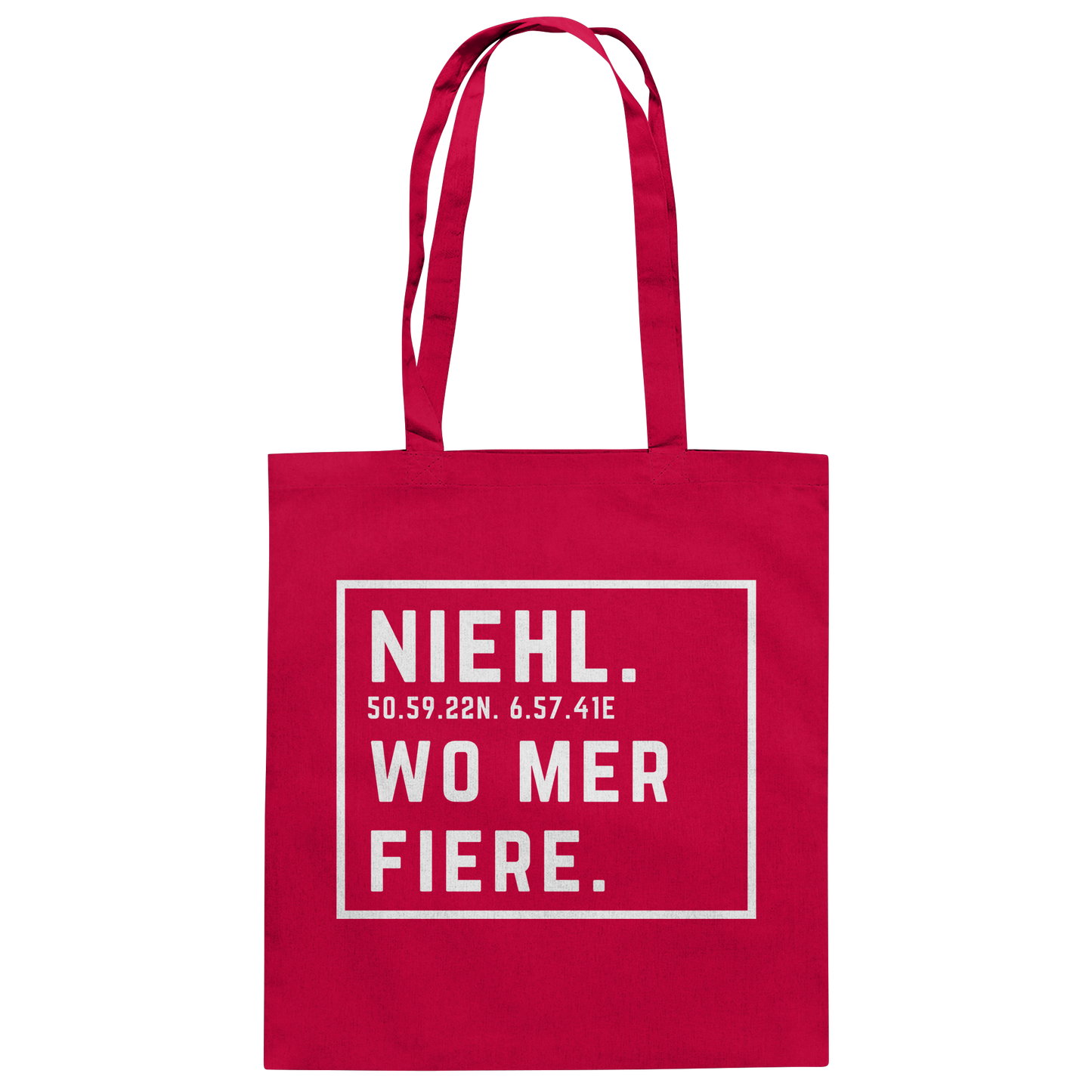 Niehl Fiere Druck - Baumwolltasche