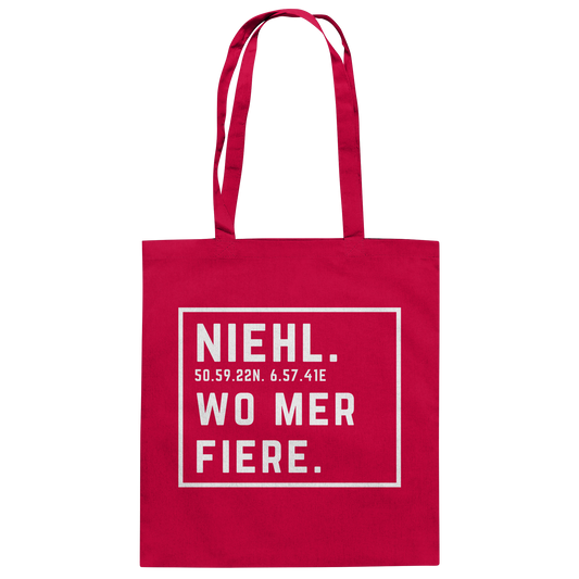 Niehl Fiere Druck - Baumwolltasche