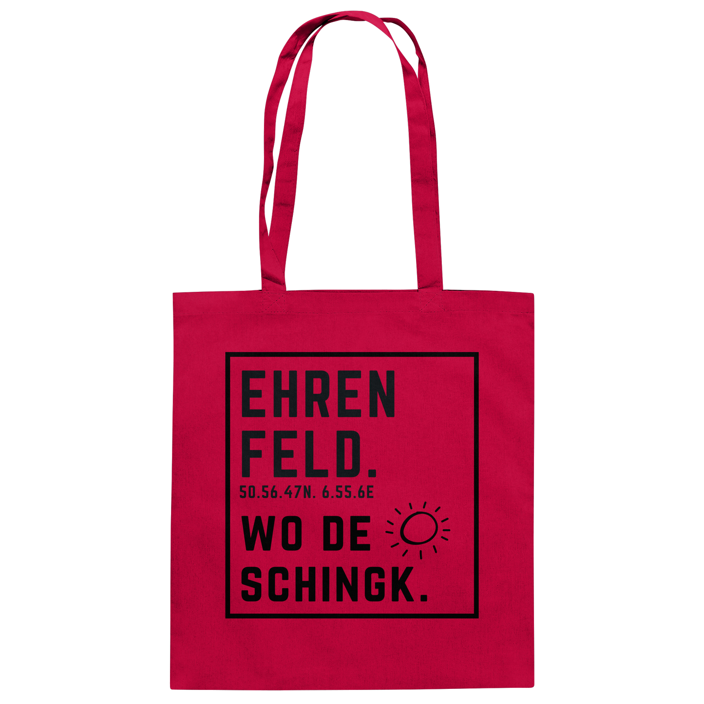 Wo de Sonn schingk - Ehrenfeld Druck - Accessoires - Baumwolltasche