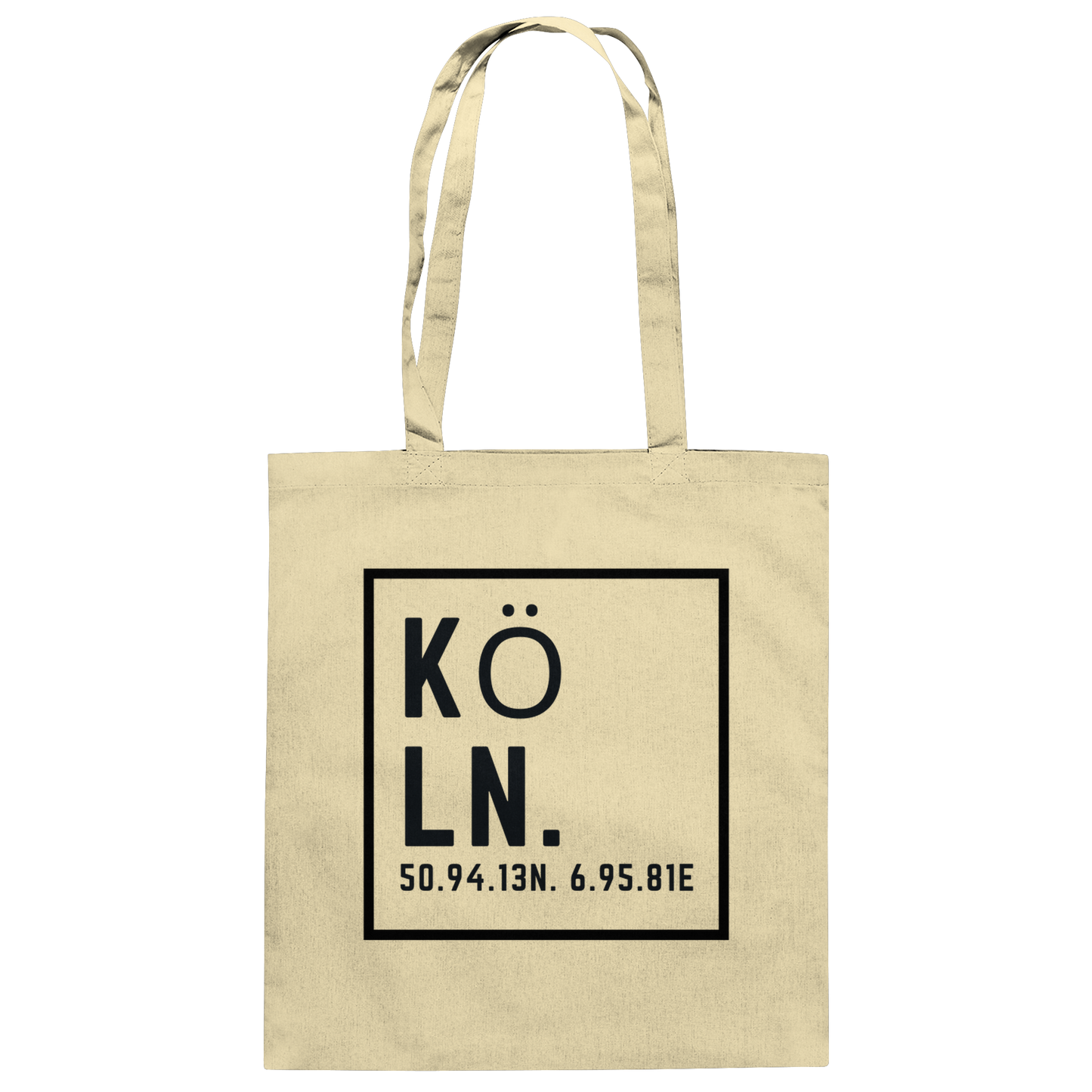 Köln Koordinaten (Druck) - Accessoires - Baumwolltasche