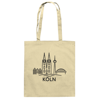 Köln Skyline (Druck) - Accessoires - Baumwolltasche