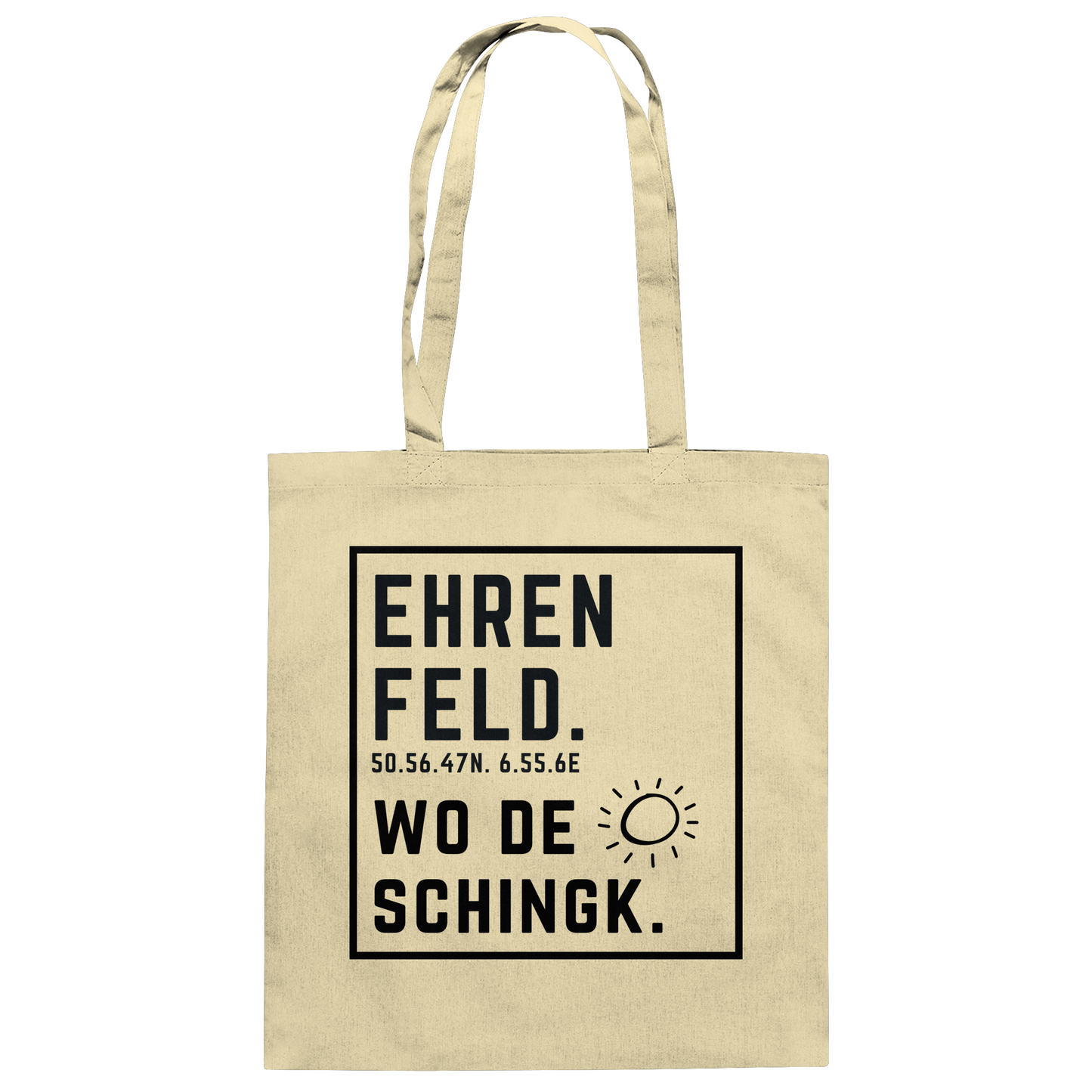 Wo de Sonn schingk - Ehrenfeld Druck - Accessoires - Baumwolltasche