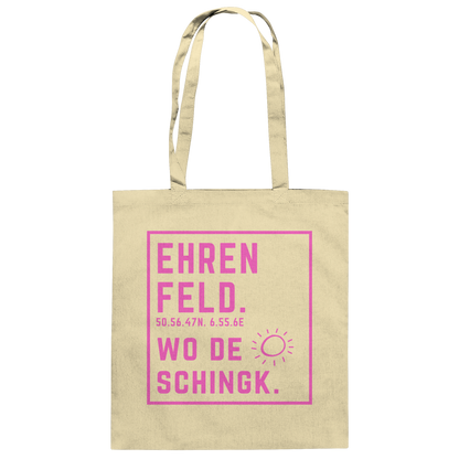 Wo de Sonn schingk - Ehrenfeld Druck   - Baumwolltasche