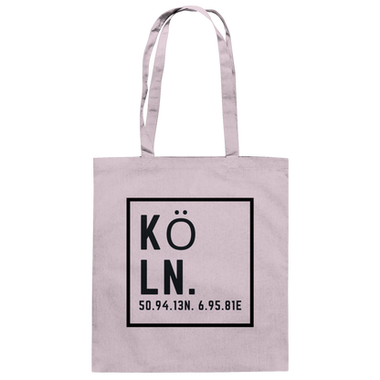 Köln Koordinaten (Druck) - Accessoires - Baumwolltasche