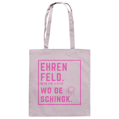 Wo de Sonn schingk - Ehrenfeld Druck   - Baumwolltasche