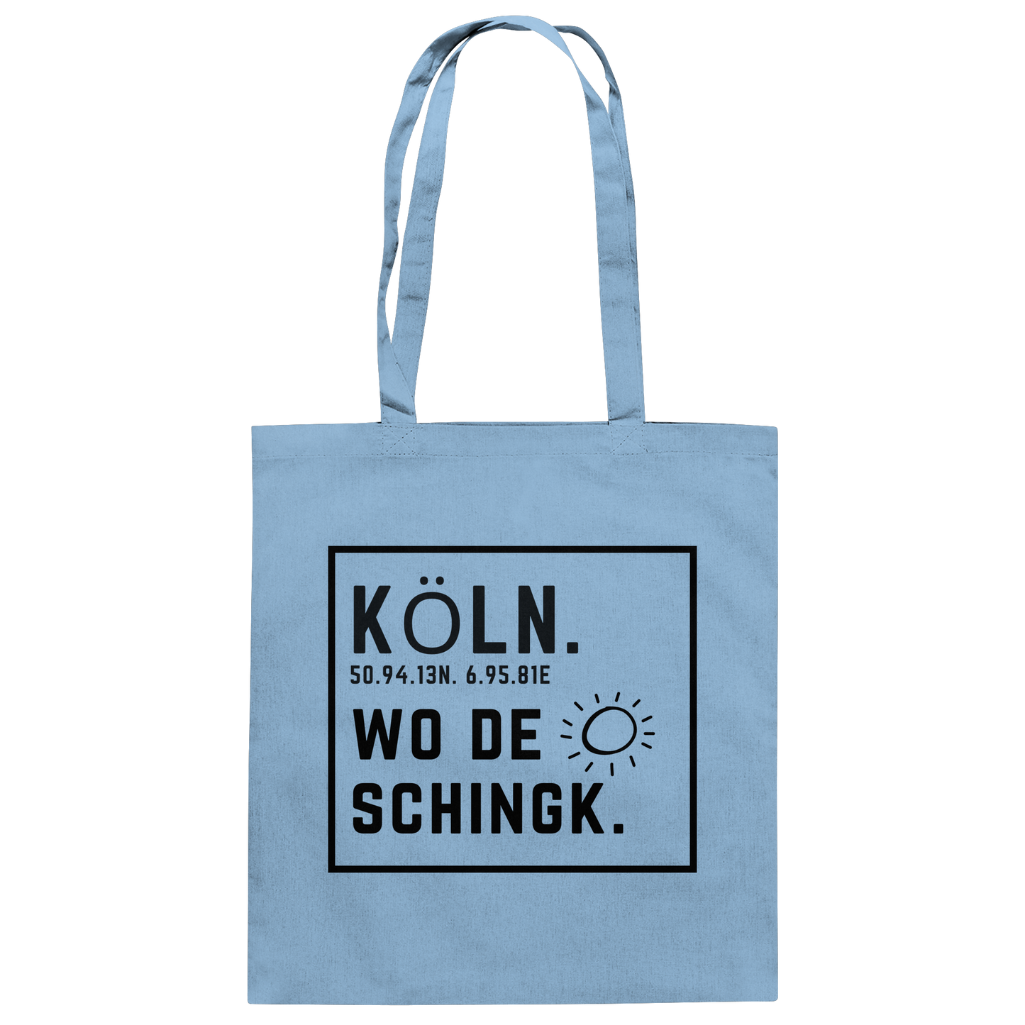 Wo de Sonn schingk - Köln Druck - Accessoires - Baumwolltasche