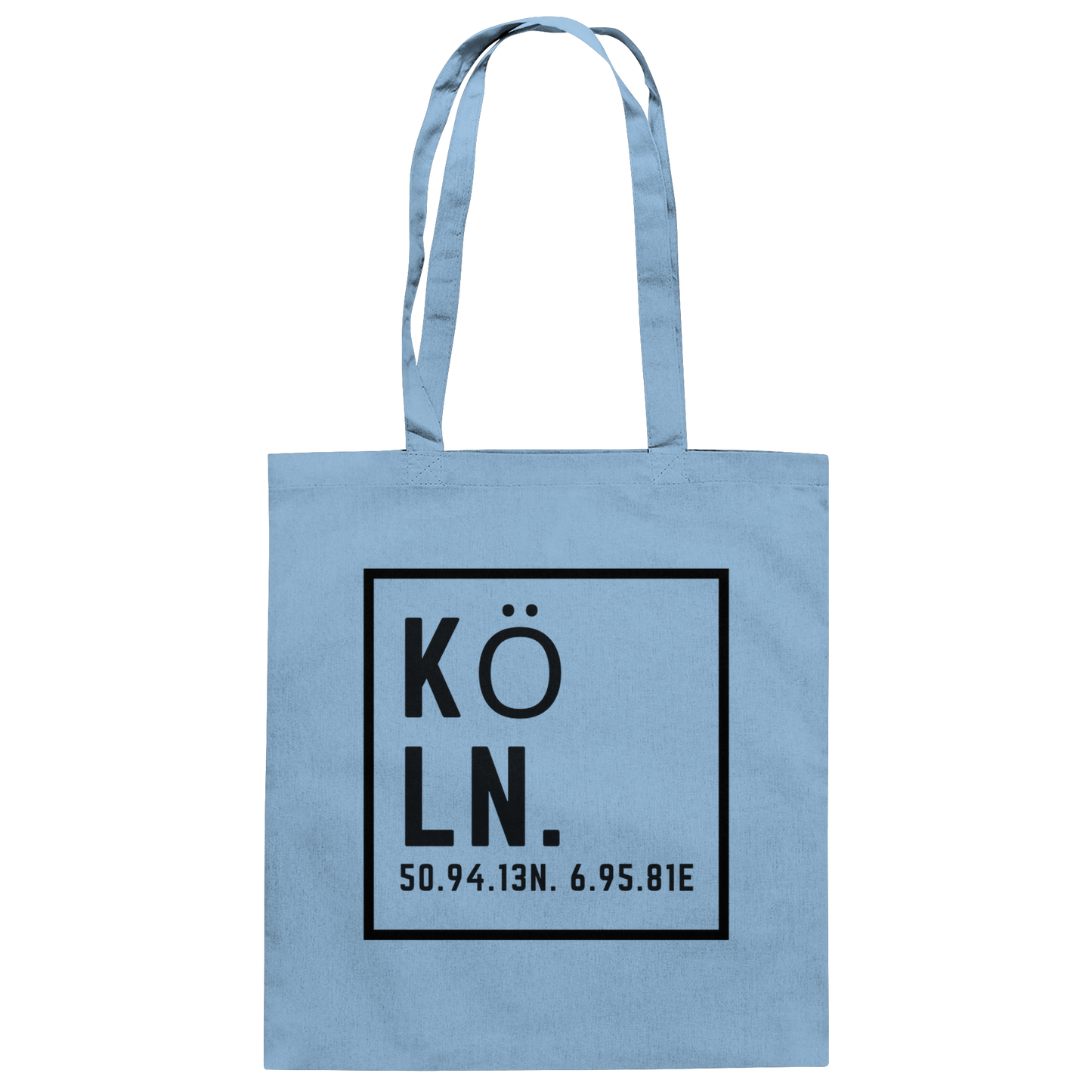 Köln Koordinaten (Druck) - Accessoires - Baumwolltasche
