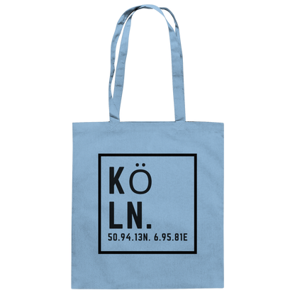 Köln Koordinaten (Druck) - Accessoires - Baumwolltasche