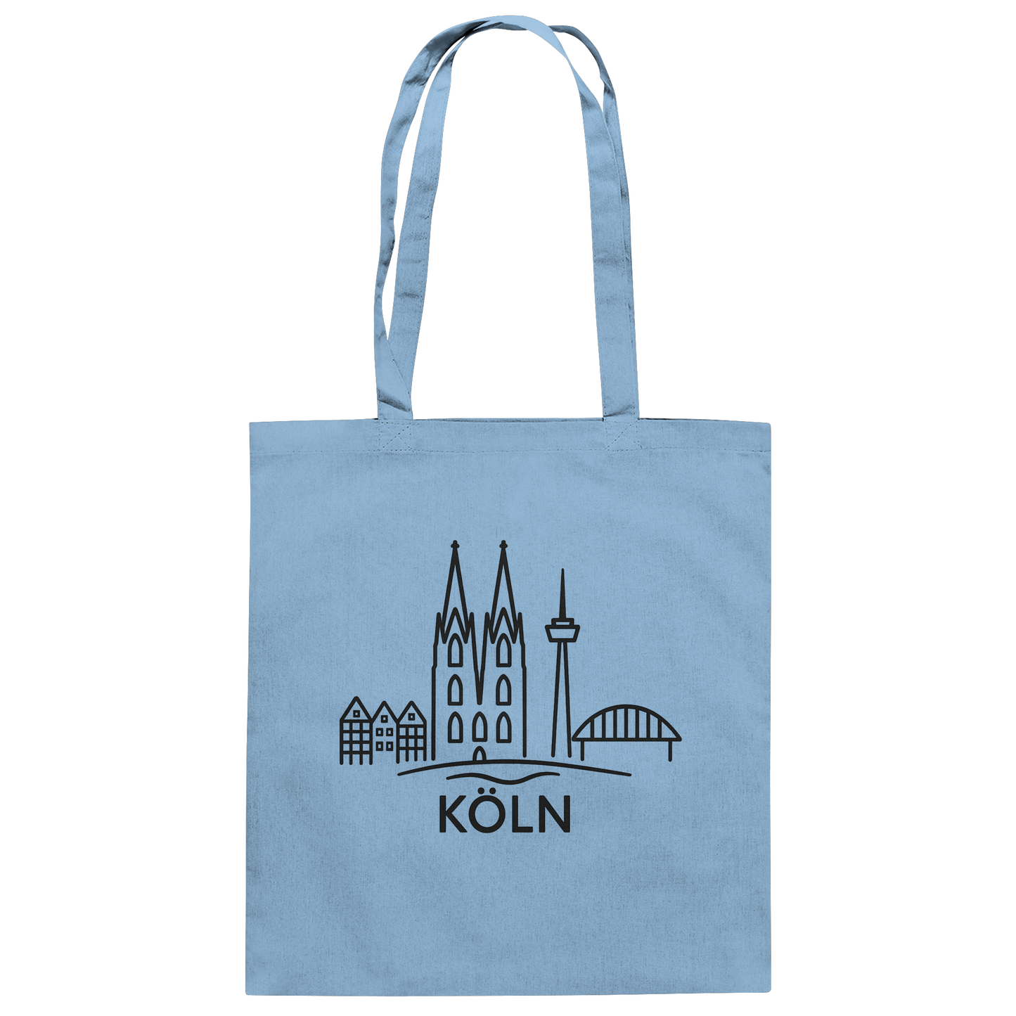 Köln Skyline (Druck) - Accessoires - Baumwolltasche